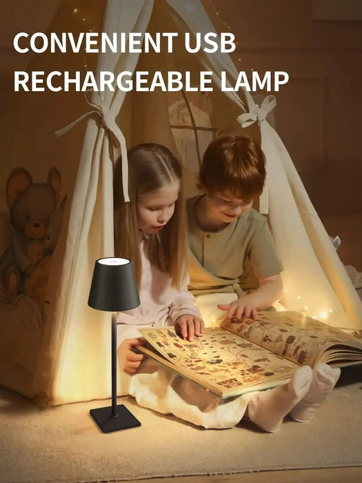 Rechargeable Wireless touch, desk lamp