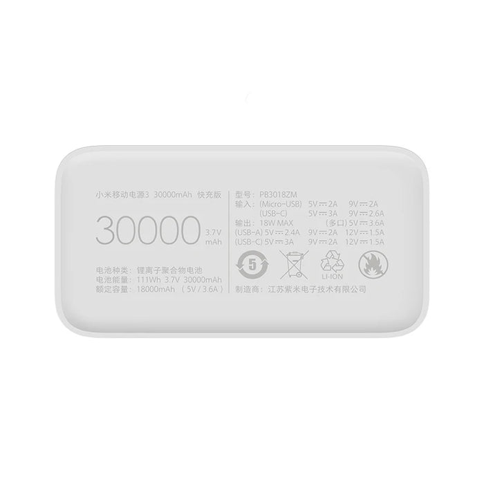 Xiaomi Power Bank 3 30000mAh PB3018ZM