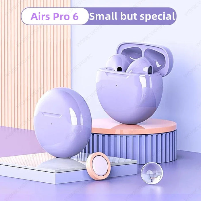 Air Pro 6 TWS Wireless Bluetooth Earphones Mic Pods For Xiaomi