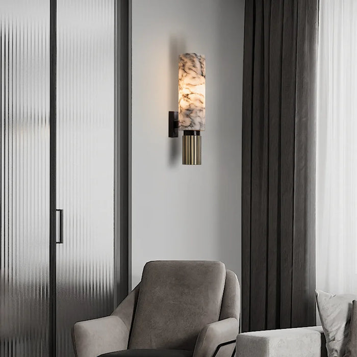 Modern Luxury Natural Marble Wall Lamp