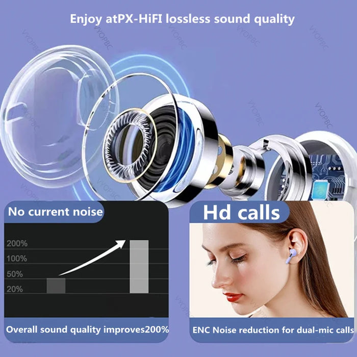 Original Air Pro 6 TWS Wireless Headphones Mic Pods