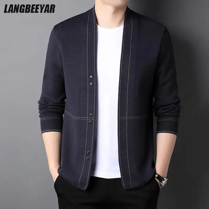 Men Slim Fit  Sweater Casual Coats Jacket