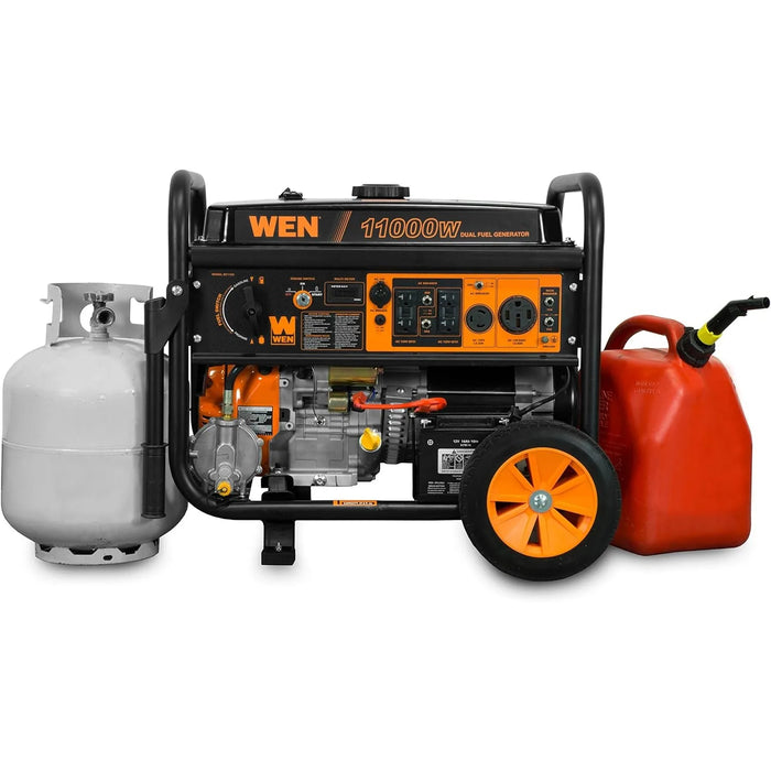 11,000-W 120V/240V Dual Fuel Portable Generator