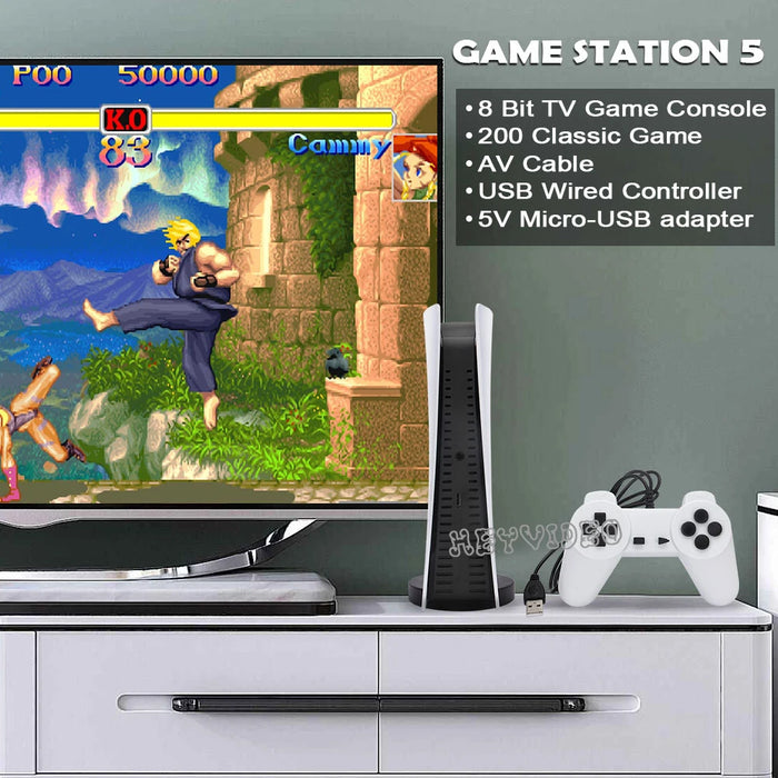 Game Station 5 With 200 Classic Games