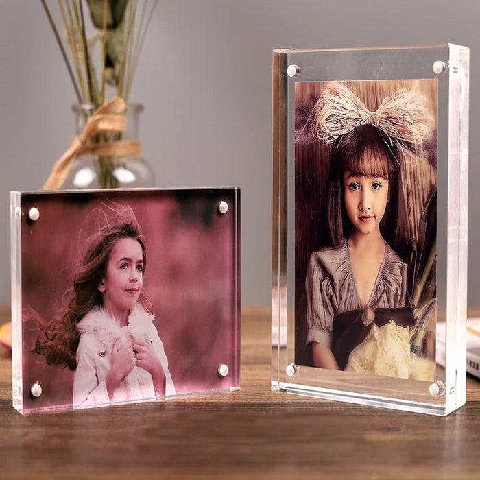 1 Pc Transparent Photo Frame