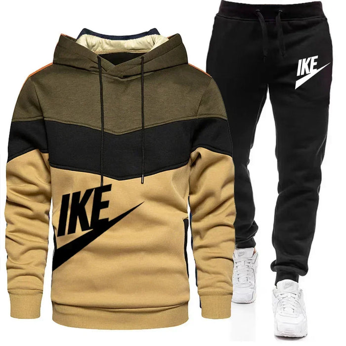 2024 New Men's Casual Tracksuit Sportswear Brand Clothing Sweat Suit