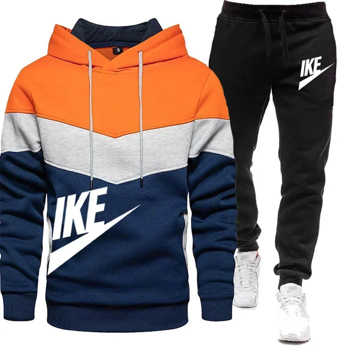 2024 New Men's Casual Tracksuit Sportswear Brand Clothing Sweat Suit