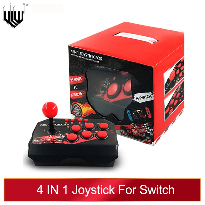 4 in 1 Retro Arcade Station Fighting Joystick Games