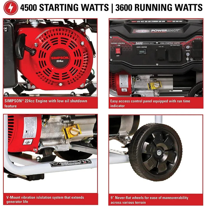 SPG3645 Portable Gas Generator and Power Station