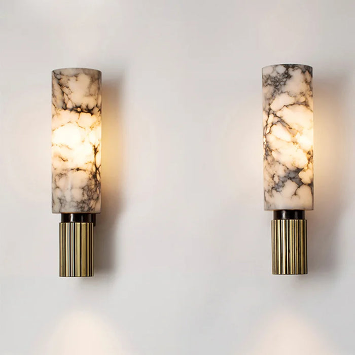 Modern Luxury Natural Marble Wall Lamp