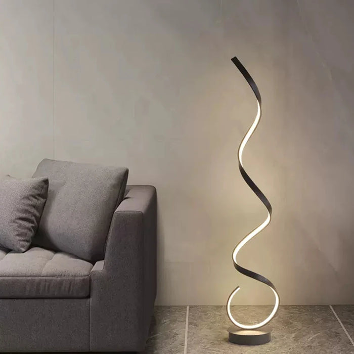 Modern LED Strip Bedroom Floor Lamp