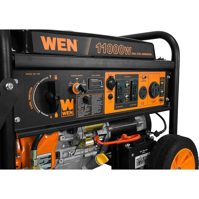 11,000-W 120V/240V Dual Fuel Portable Generator