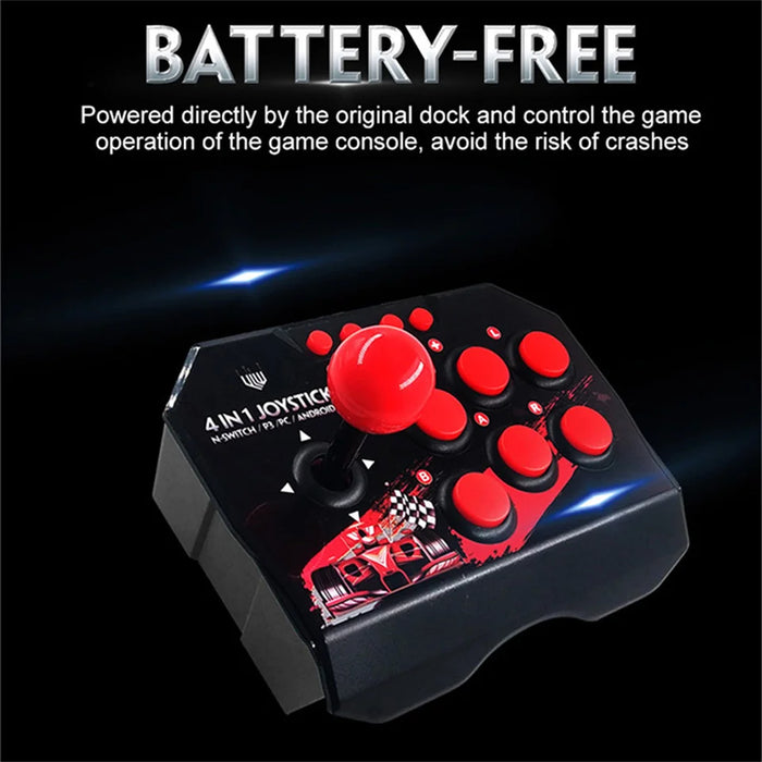 4 in 1 Retro Arcade Station Fighting Joystick Games