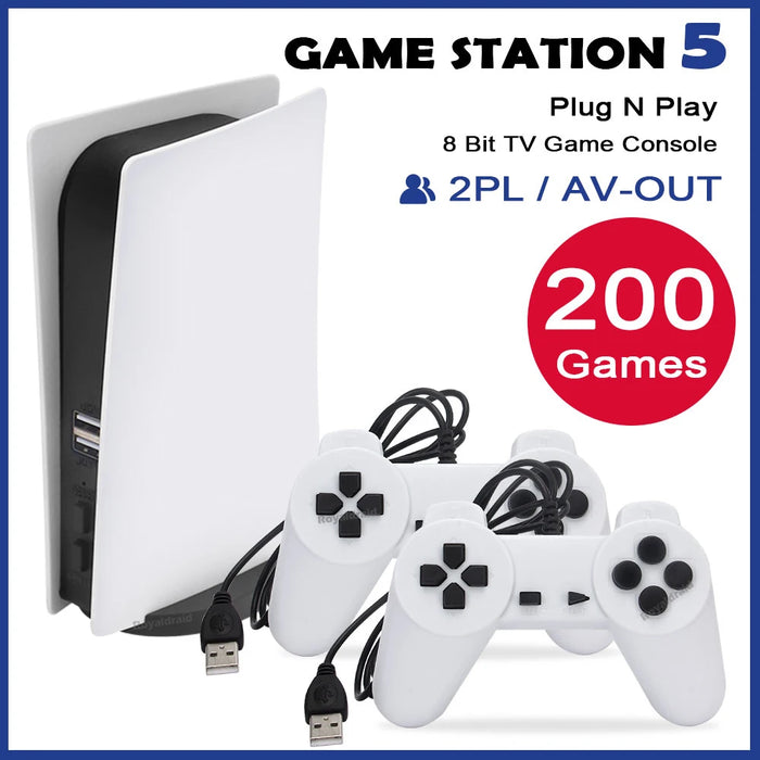 NEW GS5 Game Station 5 Video Game Console With 200 Classic Games