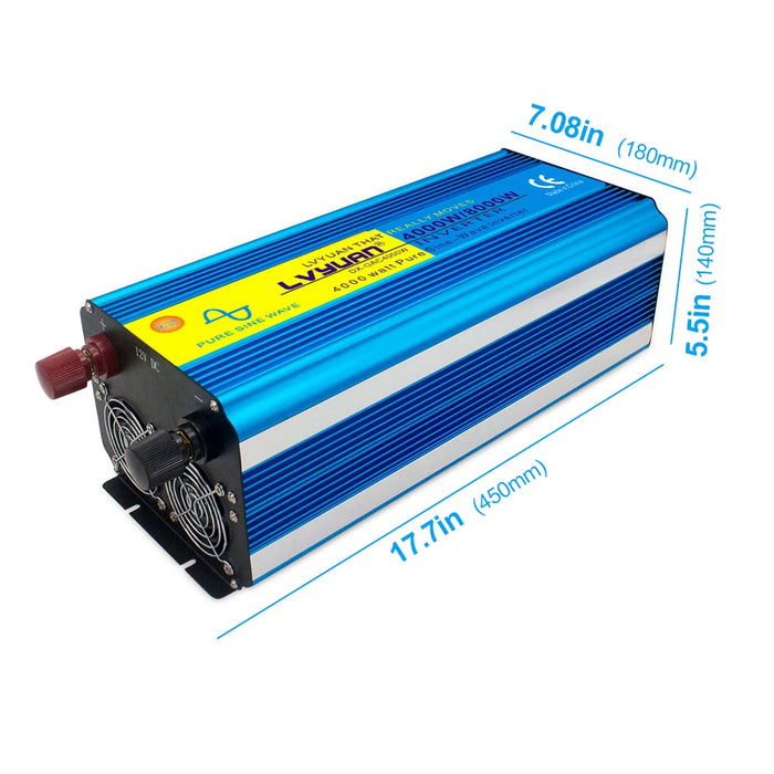 Pure Sine Wave Inverter DC 12v/24v To AC 220v 5KW 6KW 8KW