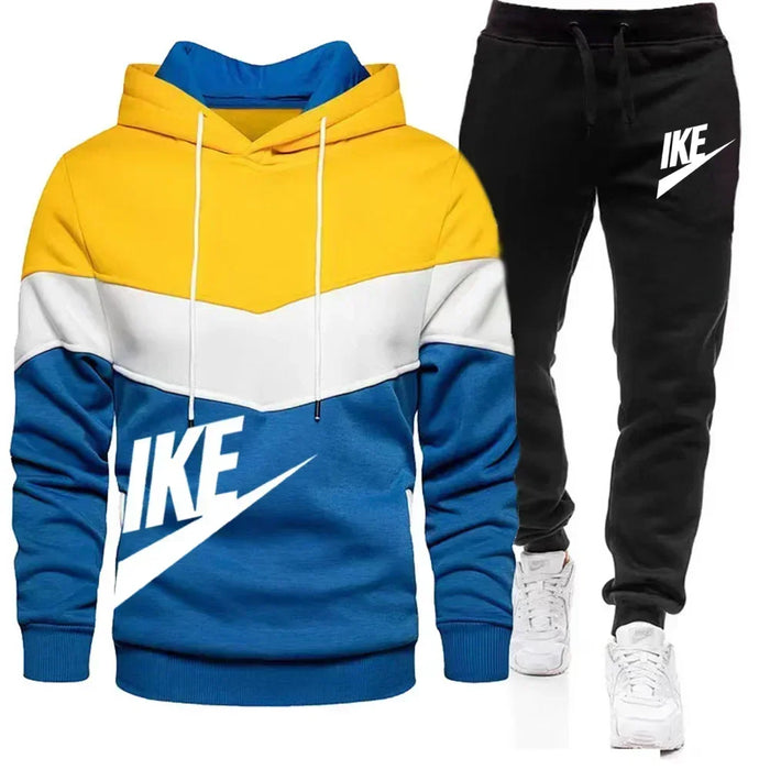 2024 New Men's Casual Tracksuit Sportswear Brand Clothing Sweat Suit