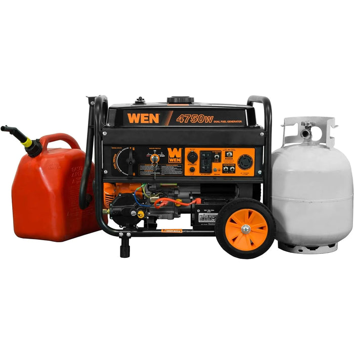 WEN DF475T Dual Fuel 120V/240V Portable Generator