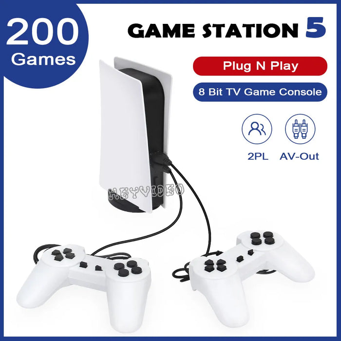 Game Station 5 With 200 Classic Games