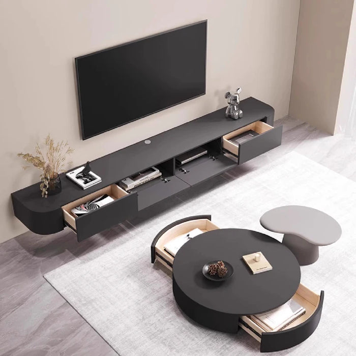 Large Console Modern Living Room Monitor Stand Theater