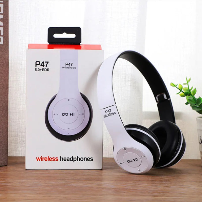 Stereo P47 Headset 5.0 Bluetooth for iPhone XiaoMi