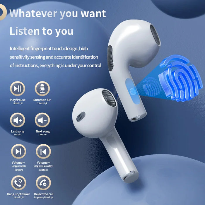 Original Air Pro 6 TWS Wireless Headphones For Apple iPhone